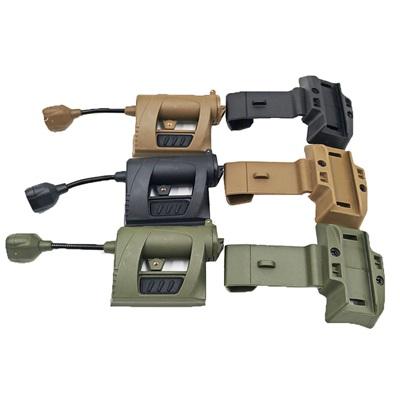 4 LIGHTING MODES Tactical Helmet Arc Track Light LED Head Strap MOLLE Vest Laser Lamp Handheld Flashlight MPLS CHARGE Fast