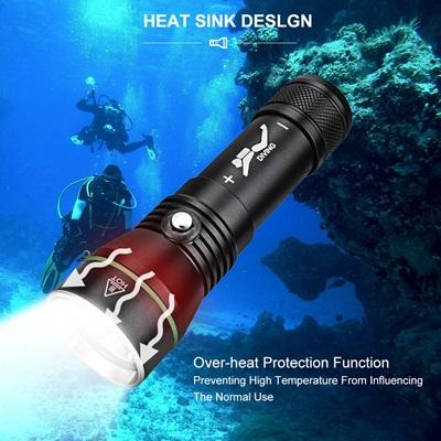 BT2108 80M Deep diving flashlight