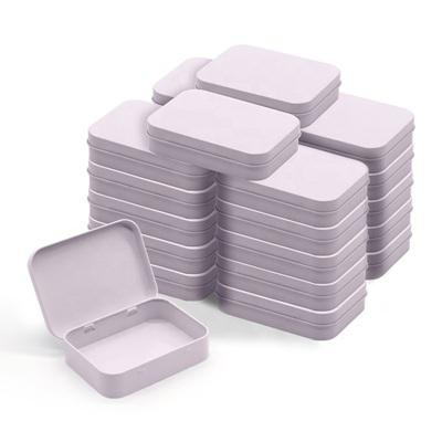 BT30012 Custom Printed Metal Case Slide Gift Packaging Tin Box Rectangular Square Metal Container Hinged Tin Box With Lid 